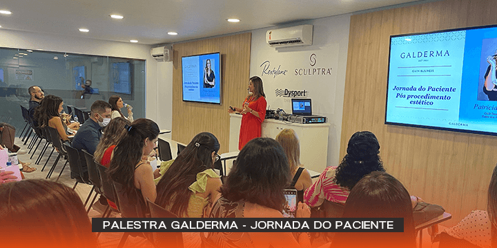 Palestra Galderma — Jornada do paciente